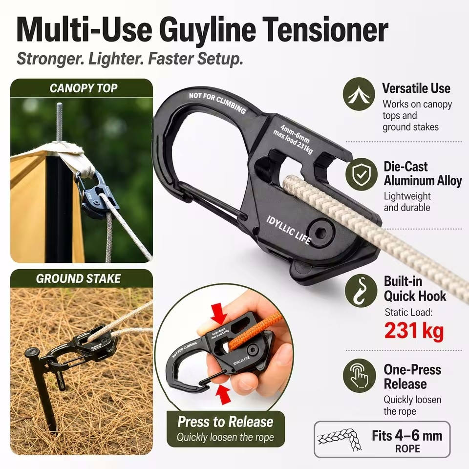 Windsor Knot Tie - New Rope Tightening Tool&Tensioner Portable Windproof