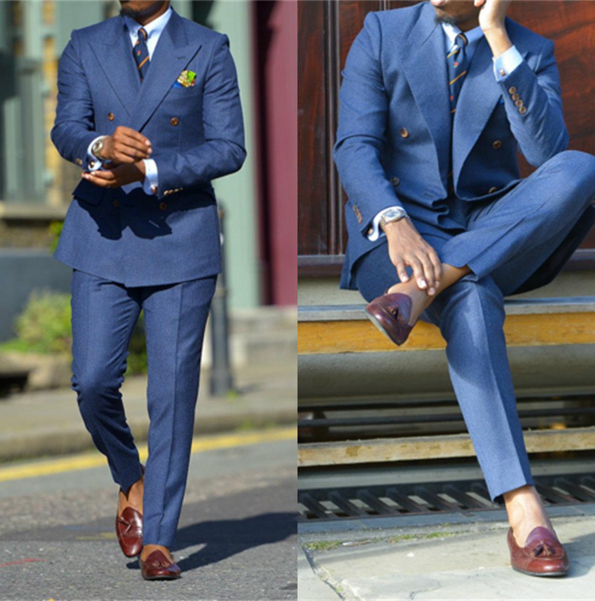Men'S Formal Wear In Wedding - Màu Xanh Đen Chính Thức Nam