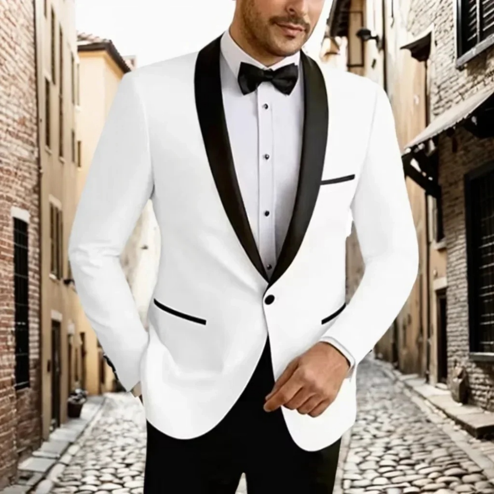 Two-Piece Men's White High-End - đánh giá và giá High End Men'S Formal Wear