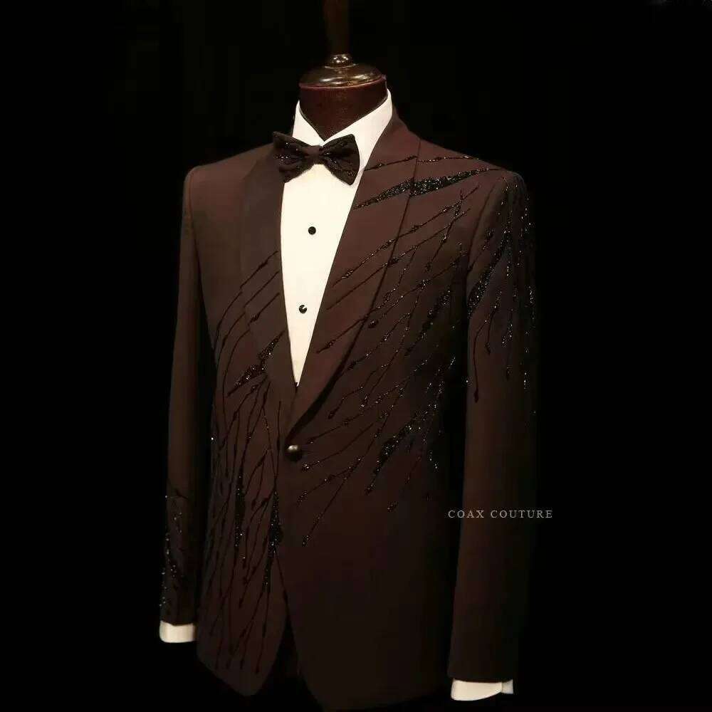 Brown High-End Formal Men Suit - đánh giá và giá High End Men'S Formal Wear