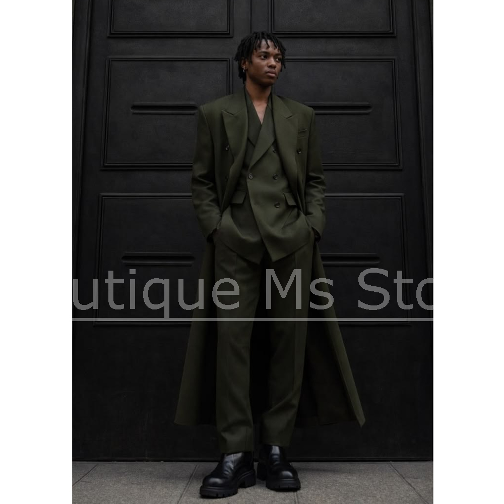 Men Long Suit Three Piece Over - đánh giá và giá Men'S Hip Formal Wear