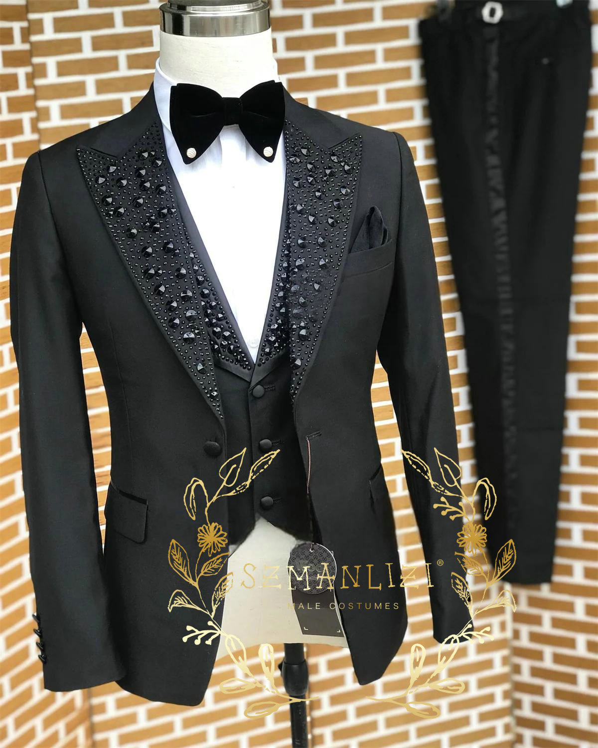 Black Men Suits Luxury Stone C - đánh giá và giá Men'S Formal Wear In Wedding