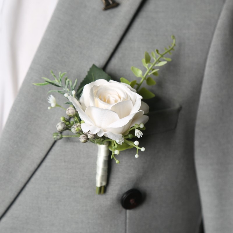 Wedding Suit Corsage Man Flowe - đánh giá và giá Men'S Formal Wear For A Wedding