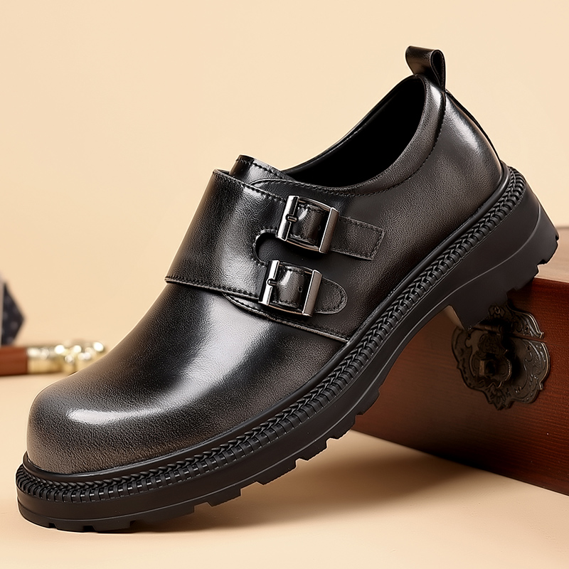 Retro Brown Men's Leather Casu - đánh giá và giá High End Men'S Formal Wear