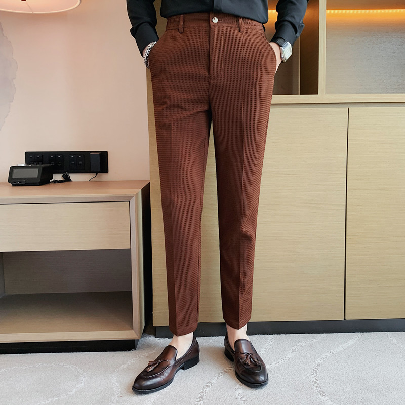 2022 Thu Mới Bánh Co Giãn Eo K - đánh giá và giá Men'S Formal Wear For A Wedding