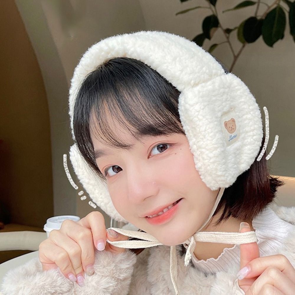 New Cute Bear Tie Plush Earmuf - đánh giá và giá Windsor Knot Tie