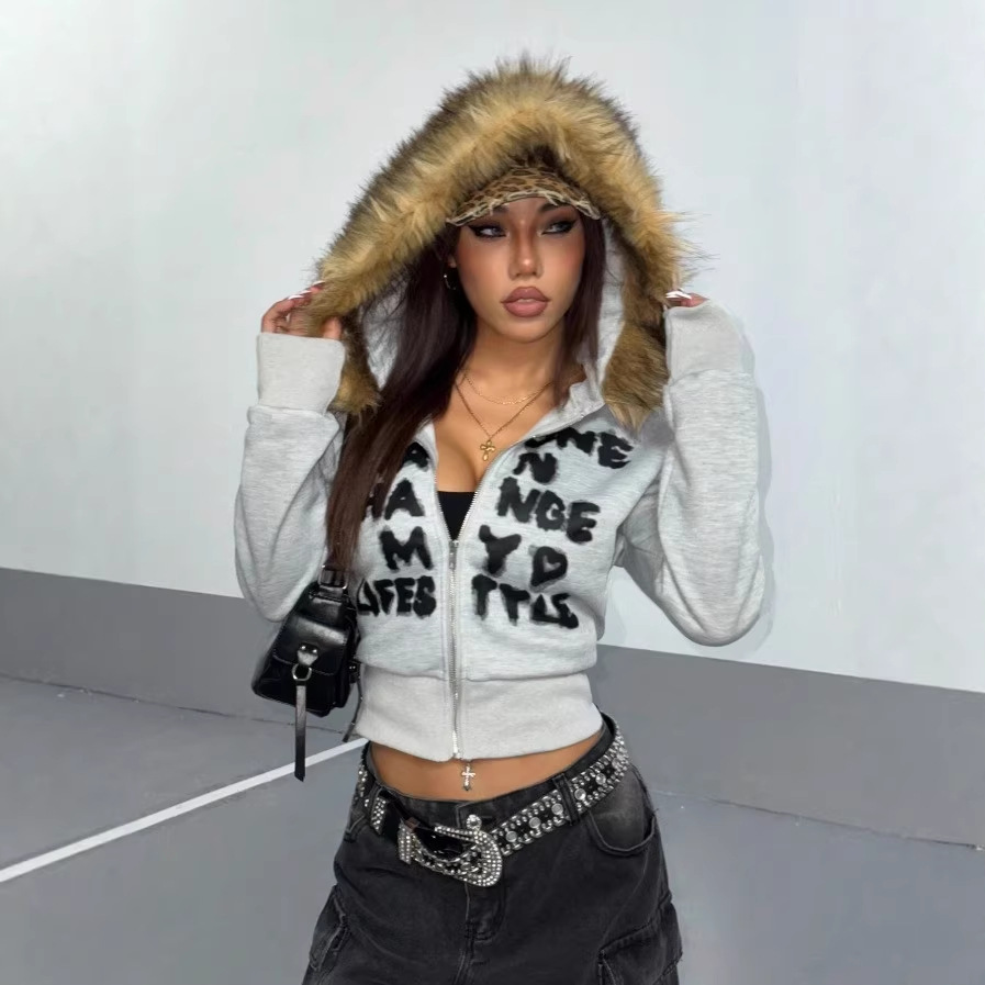Full Zip Hoodie Fur Trim Hood  - đánh giá và giá Men'S Hip Formal Wear
