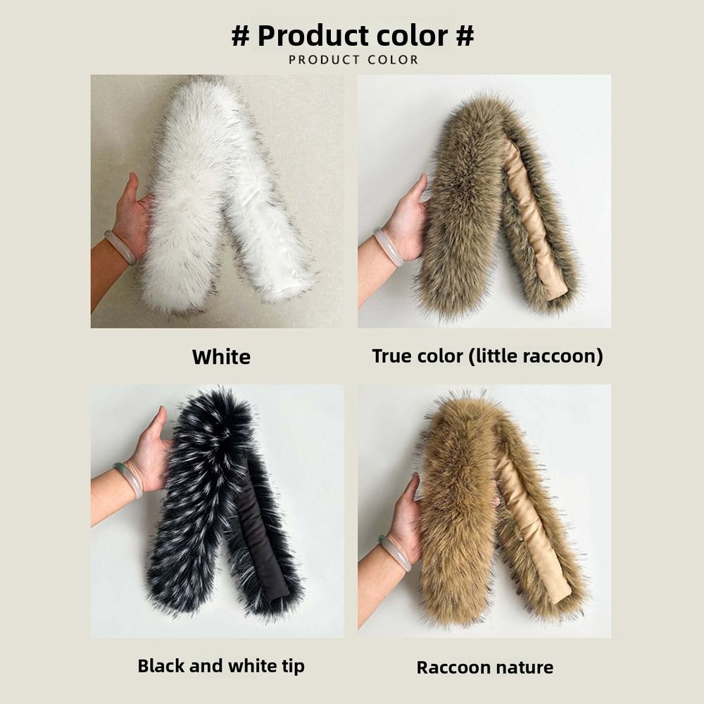 Lengthened Scarf Faux Fur Coll - đánh giá và giá Windsor Knot Tie