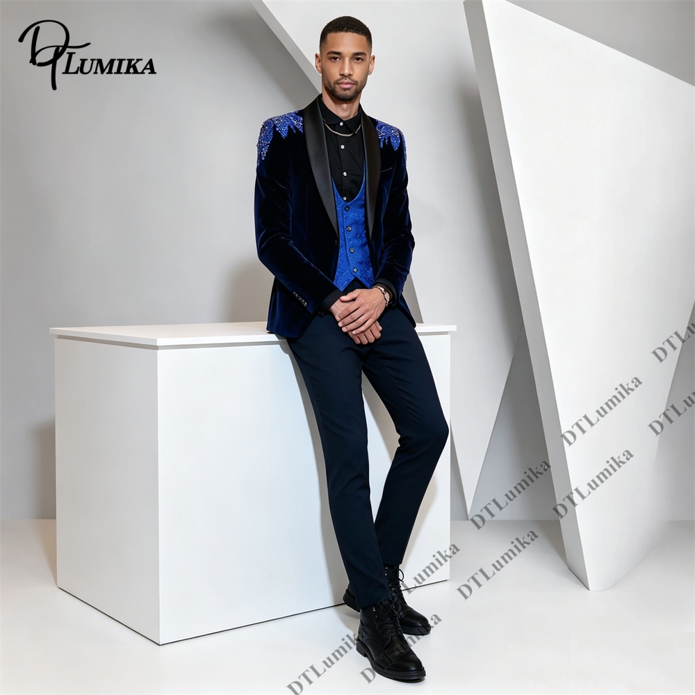 Peagent Men 3 Piece Velvet Sui - đánh giá và giá Men'S Formal Wear In Wedding