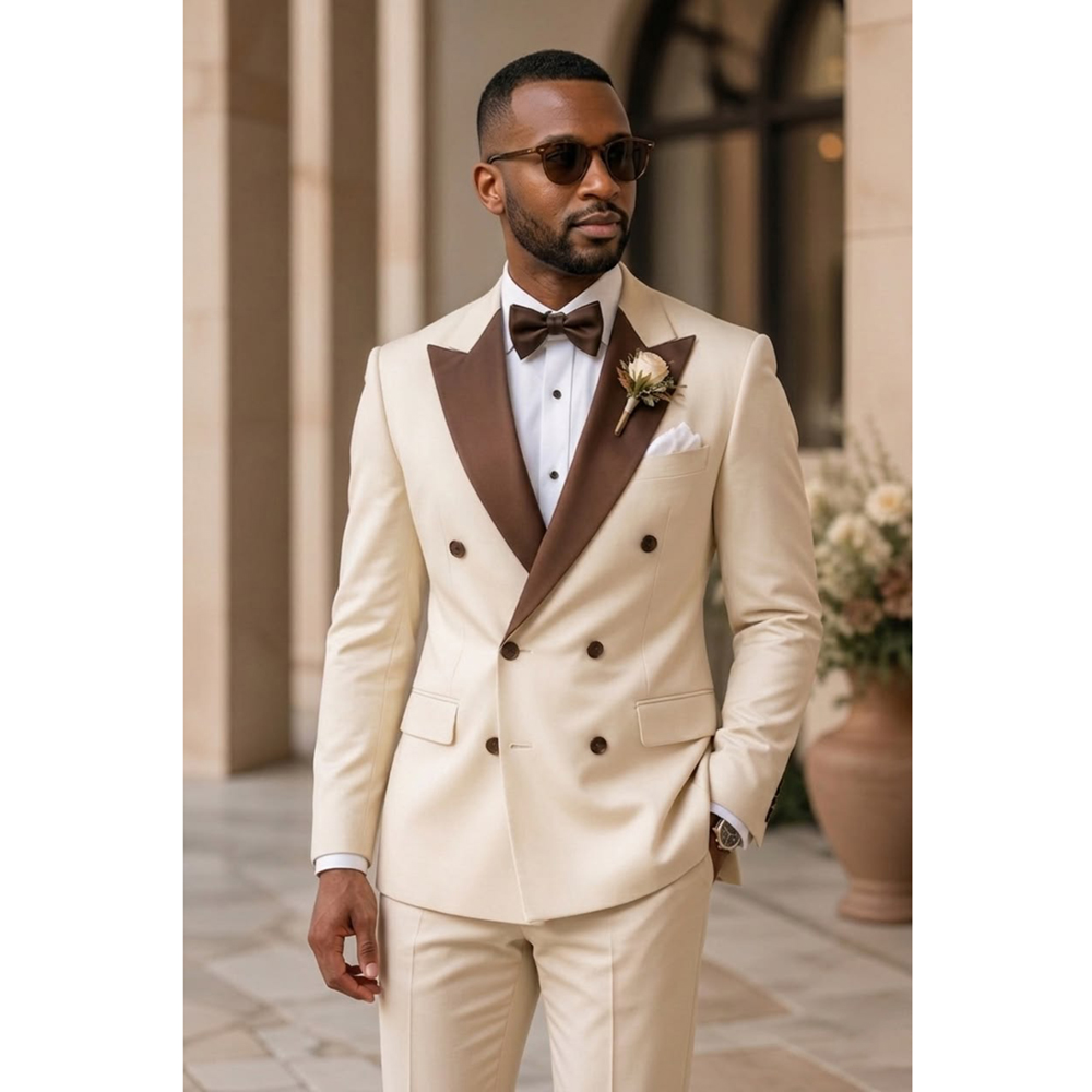 Men Double Breasted Tuxedo Sui - đánh giá và giá Men'S Formal Wear In Wedding